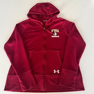 Under Armour Florida State Seminoles FSU Full Zip Hoodie Jacket XL Unisex